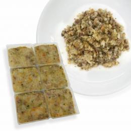 【猪と野菜 シニアケア 低リン低ナトリウム】腎臓ケア 猪肉の手作りフレッシュフード（小分けトレー）定期便2キロコース