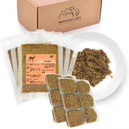 【鹿と野菜　おいしさプラス】ベニソン 鹿肉の手作りフレッシュフード（小分け袋）定期便1キロコース